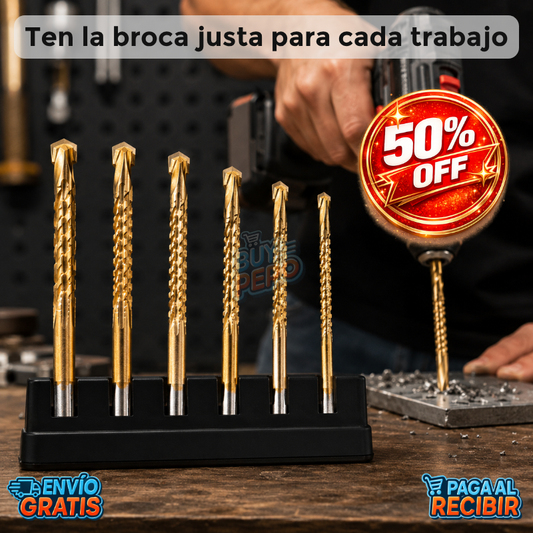 RouterPro™ 🔧 - Set 6 brocas fresadoras ✨