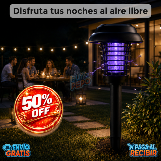 NoMosqui™ 🌙 - Lámpara solar repelente 🌙