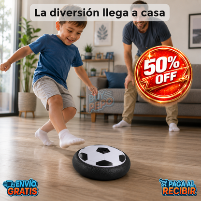 HoverGoal™ ⚽ - Pelota flotante LED 🌈