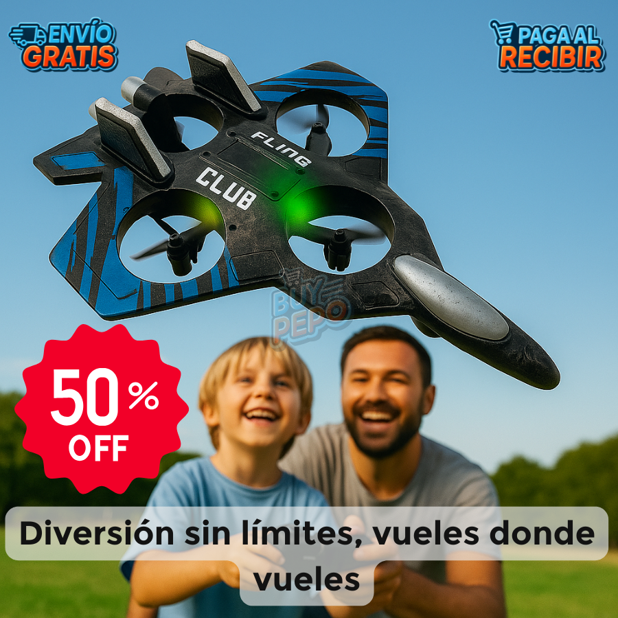 SkyRush™ ✈️ - Avión Acrobático Antigolpes 🚀