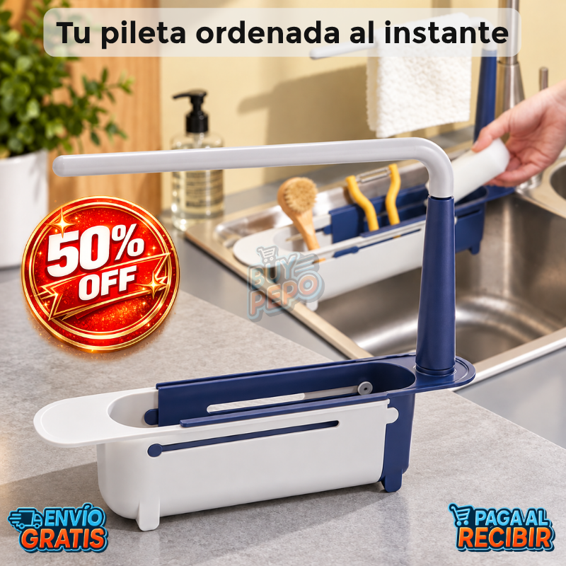 SinkMate™ 🧽 - Organizador de grifo multifuncional ✨