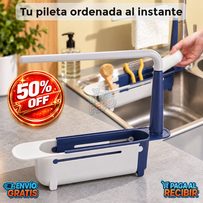 SinkMate™ 🧽 - Organizador de grifo multifuncional ✨
