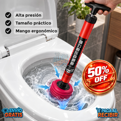 TurboPress™ 💨 - Destapador alta presión 🚽