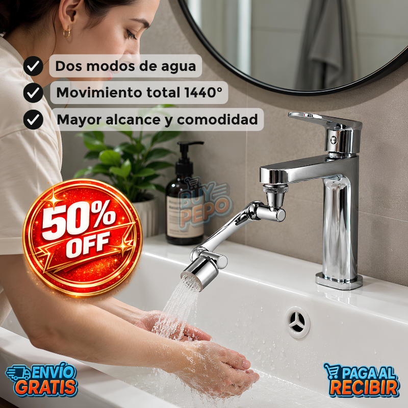 FlowMax™ 💧 - Extensor giratorio 1440° 💧