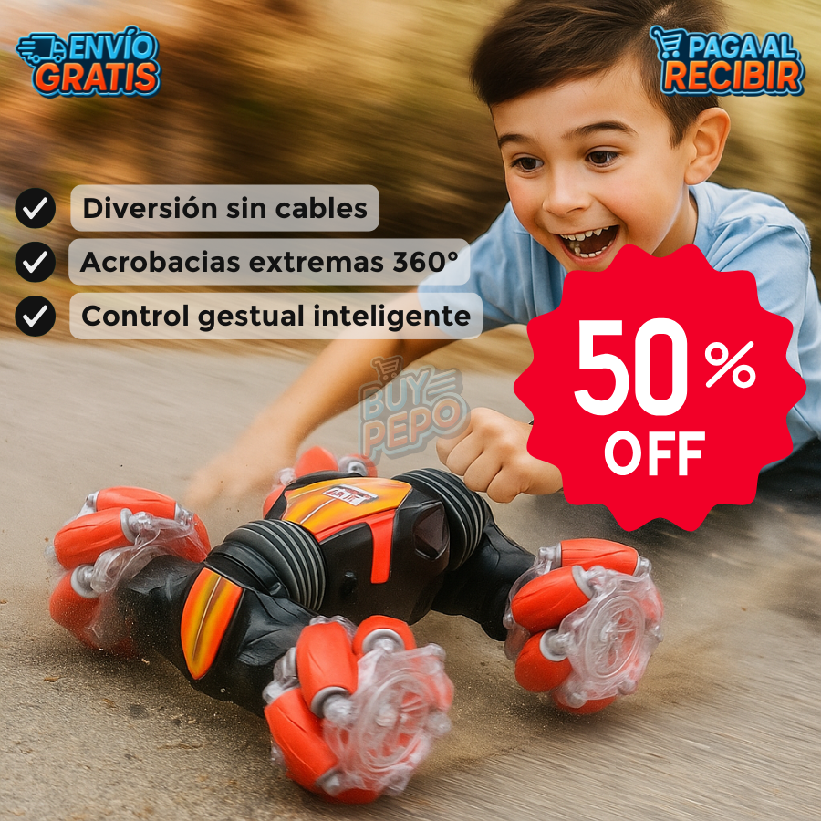 TurboDrift™ 🚗 - Auto Acrobático 4x4 RC 🔥