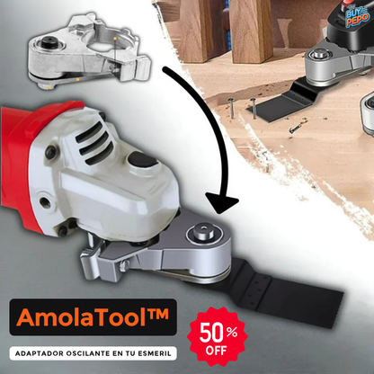 AmolaTool™ -  🔧 Adaptador Oscilante Para Amoladora ⚙️