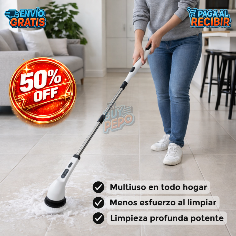SpinClean™ 🧼 - Cepillo Eléctrico 9 en 1 Multiuso ⚡