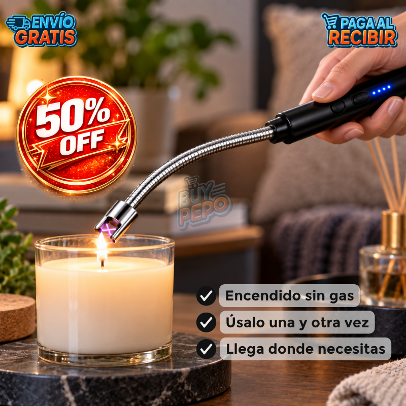 PlasmaFlex™ ⚡ - Encendedor eléctrico flexible 🔥