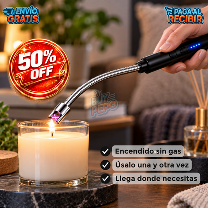 PlasmaFlex™ ⚡ - Encendedor eléctrico flexible 🔥