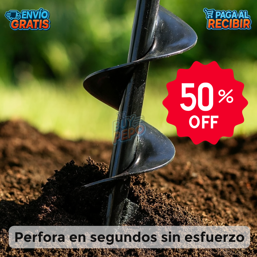 SoilDrill™ 🌱 – Broca Ahoyadora para Jardín ⚙️