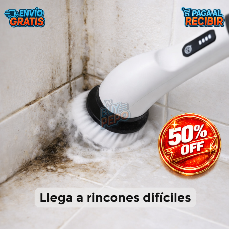 SpinClean™ 🧼 - Cepillo Eléctrico 9 en 1 Multiuso ⚡