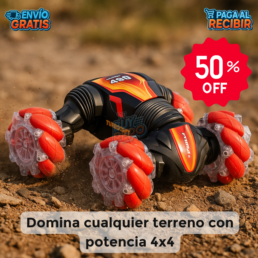 TurboDrift™ 🚗 - Auto Acrobático 4x4 RC 🔥
