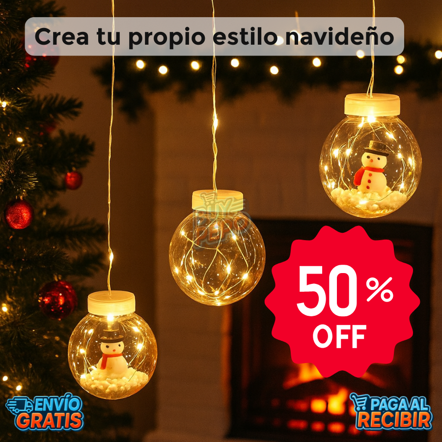LumiBells™ ✨ – Guirnalda LED Navideña Brillante 🎄
