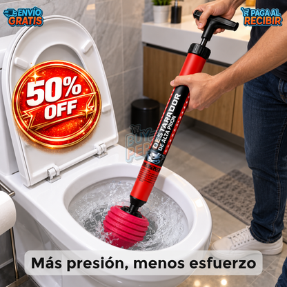 TurboPress™ 💨 - Destapador alta presión 🚽