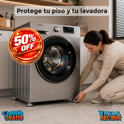 VibraLock™ 🛡️ - Soporte antivibración lavadora ⚙️