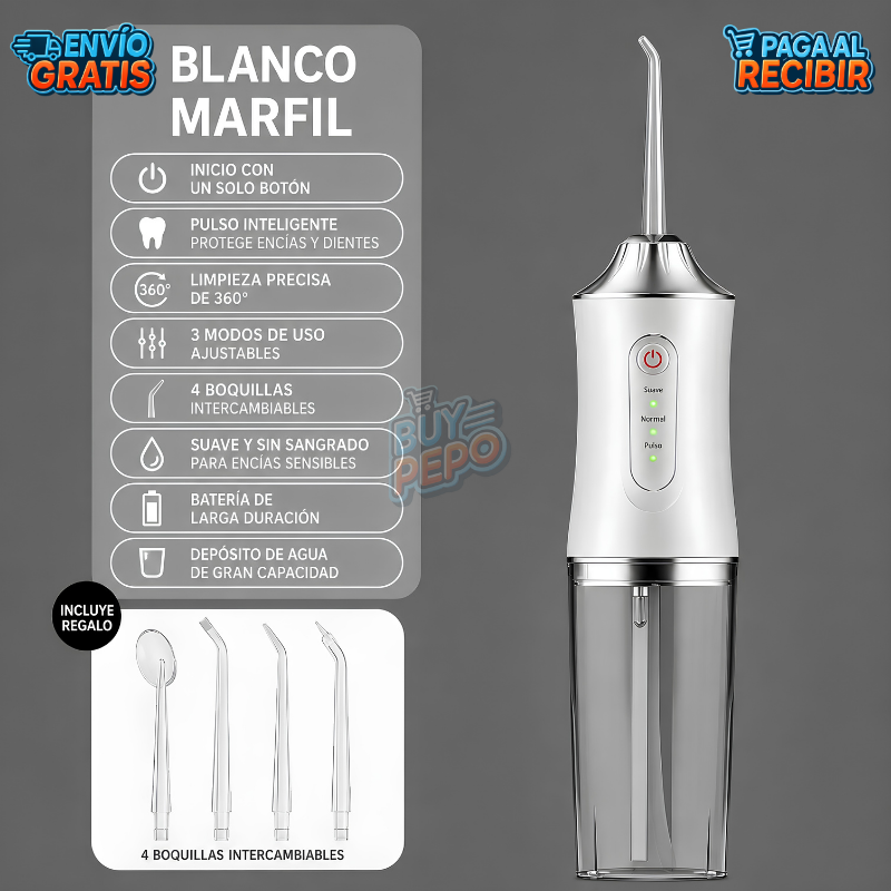 CleanJet™ 🦷 - Limpieza bucal profunda 💦