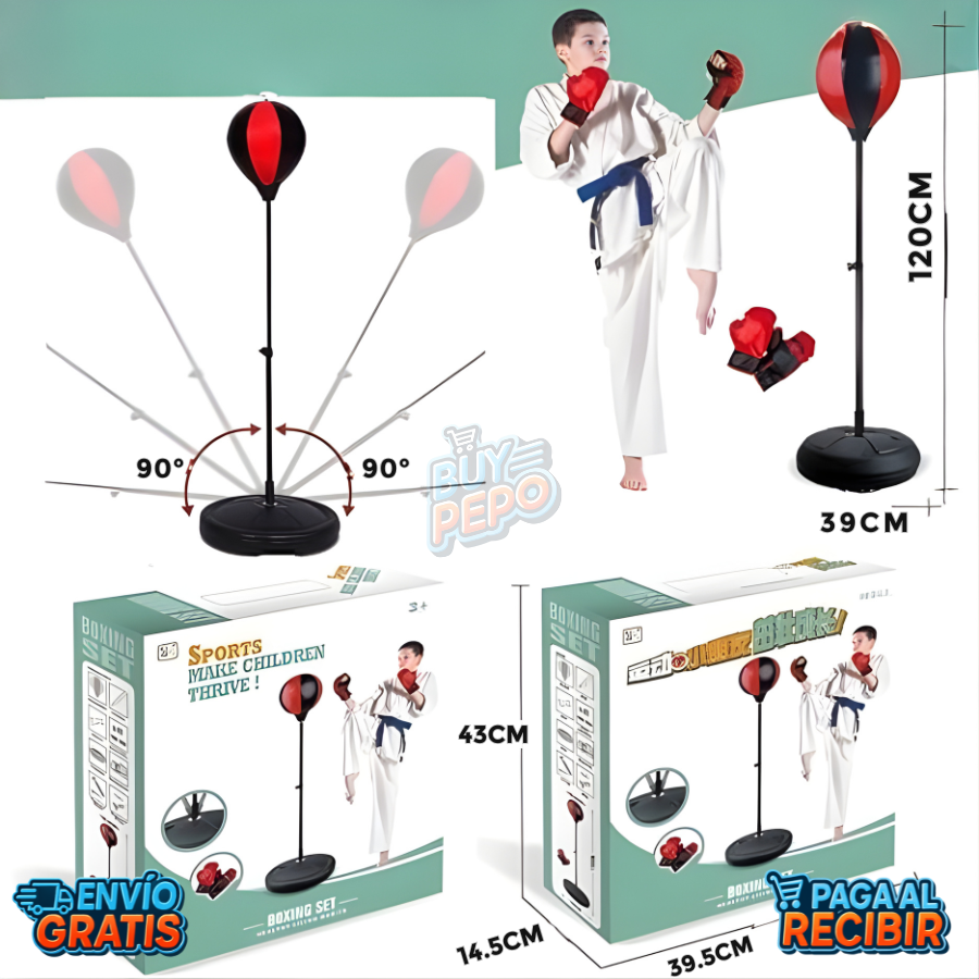 PunchKid™ 🥊 - Set de Boxeo Infantil 💥