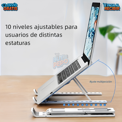 LiftDesk™ 💻 - Soporte elevador para notebook ⬆️
