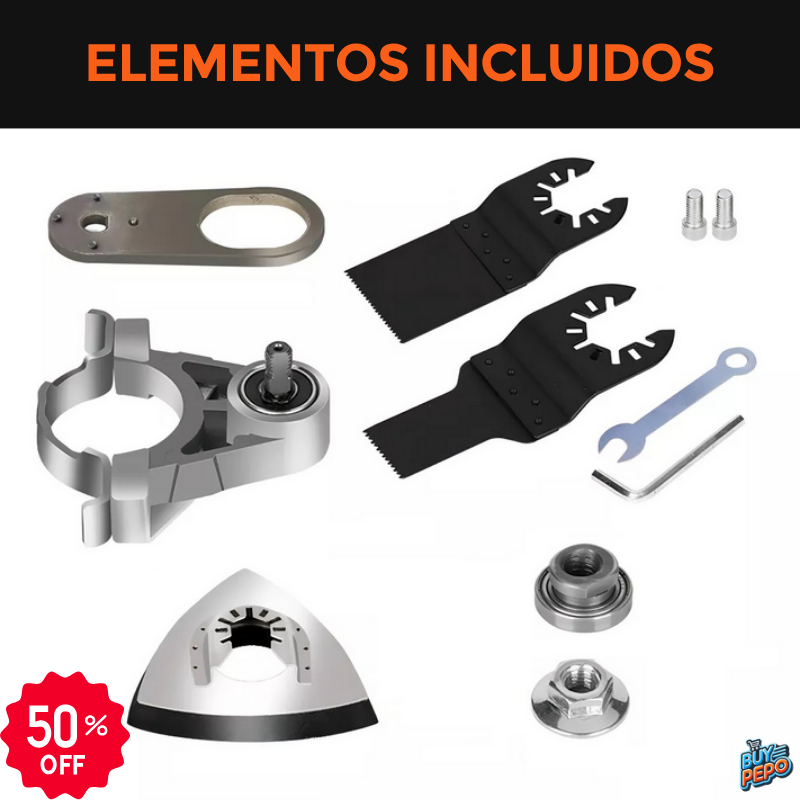 AmolaTool™ -  🔧 Adaptador Oscilante Para Amoladora ⚙️