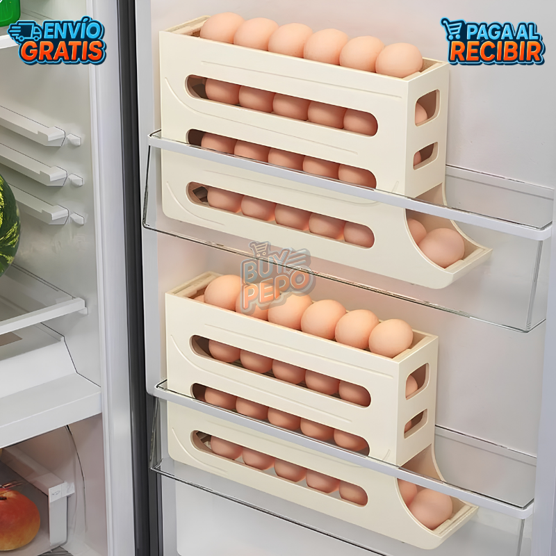 EggRoll™ 🥚 - Organizador de huevos rodante 🧊