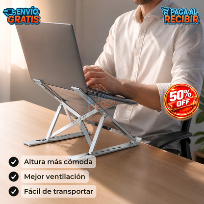LiftDesk™ 💻 - Soporte elevador para notebook ⬆️