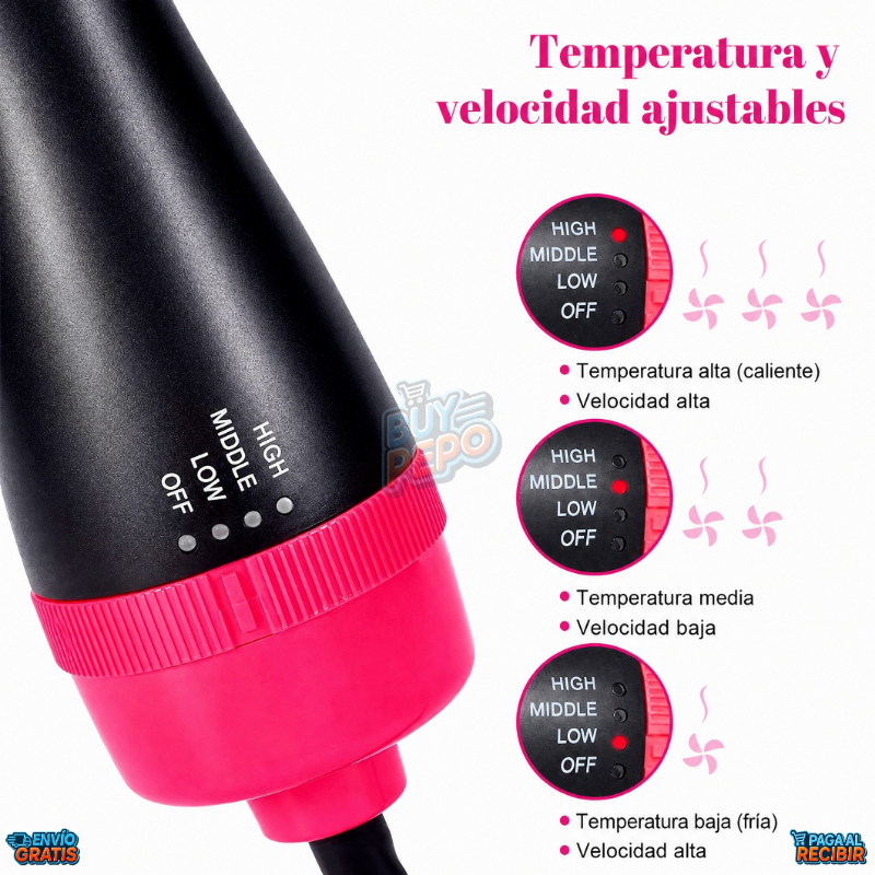 SilkBlow™ 💨 - Cepillo secador y alisador ✨
