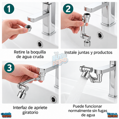 FlowMax™ 💧 - Extensor giratorio 1440° 💧
