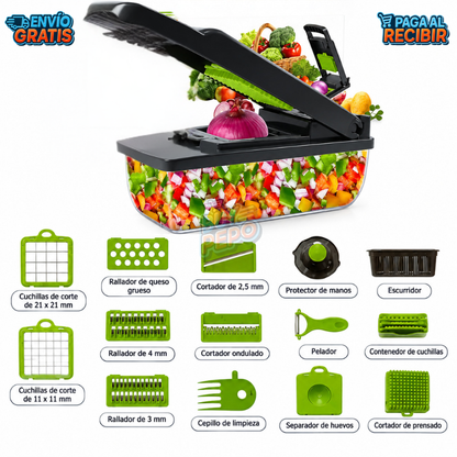 ChopMaster™ 🥕 - Cortador de verduras multifuncional 🔪