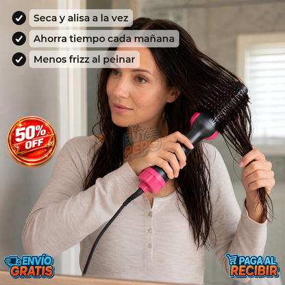 SilkBlow™ 💨 - Cepillo secador y alisador ✨