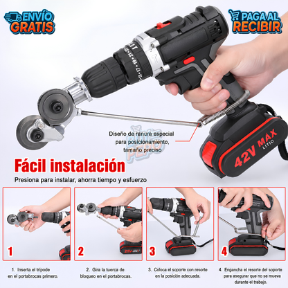 MetalCut Pro™ ⚙️ - Cortador para taladro ✂️