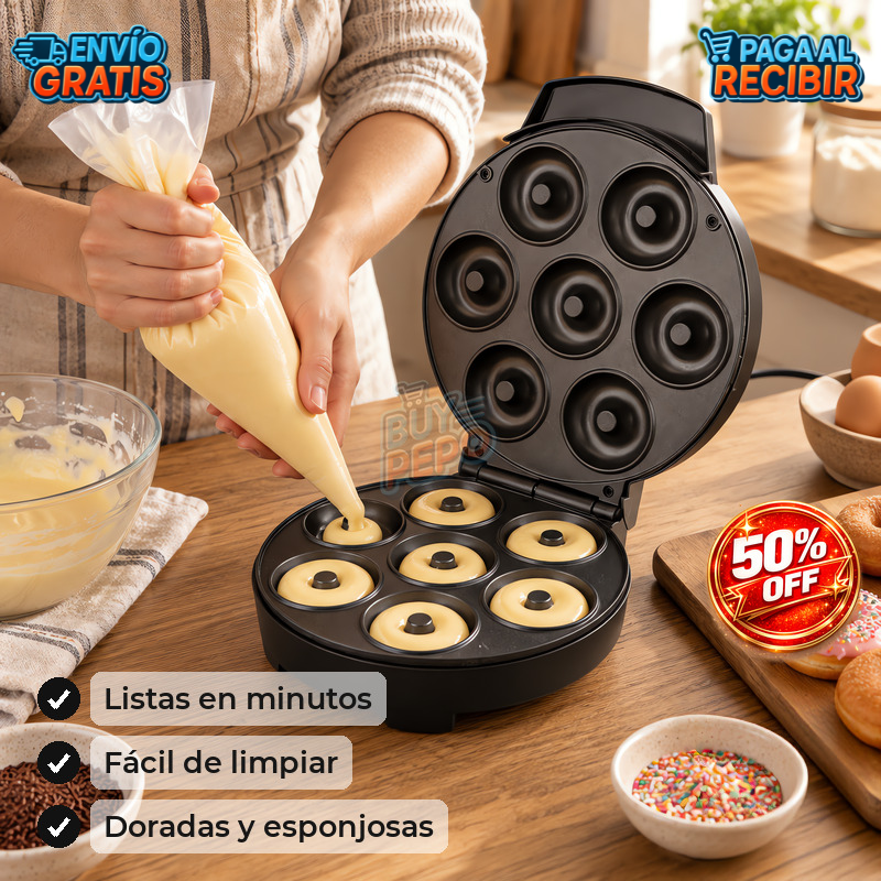 DonutBake™ 🍩 - Máquina para mini donas ✨