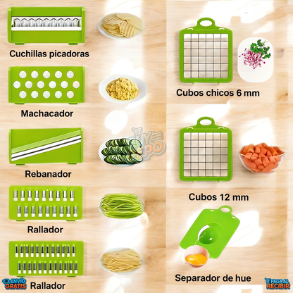 ChopMaster™ 🥕 - Cortador de verduras multifuncional 🔪