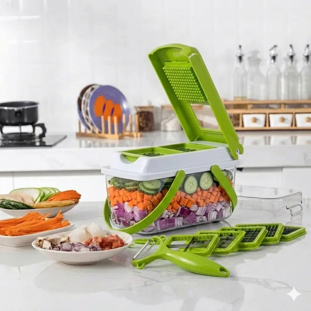 CocinaPro - 12 Cortes diferentes - Ahorra Tiempo y dinero!