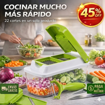 CocinaPro - 12 Cortes diferentes - Ahorra Tiempo y dinero!