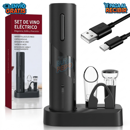 CorkMaster™ 🍷 - Abridor de vino eléctrico ⚡