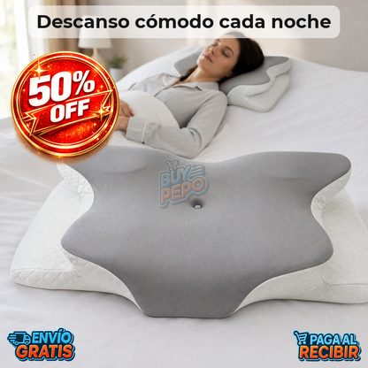 NeckCloud™ 😴 - Almohada ergonómica de descanso ☁️