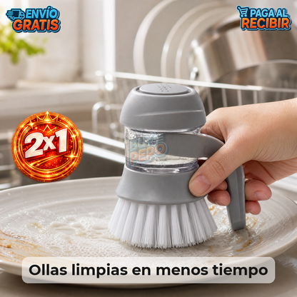 SoapScrub™ 🧽 - Cepillo dispensador de jabón 🫧