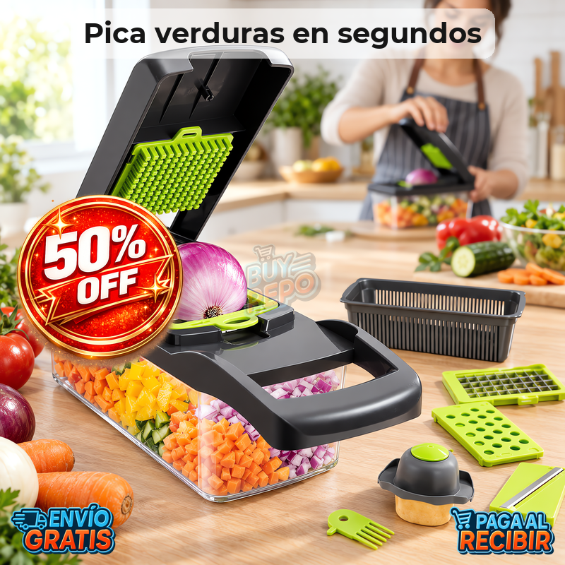 ChopMaster™ 🥕 - Cortador de verduras multifuncional 🔪
