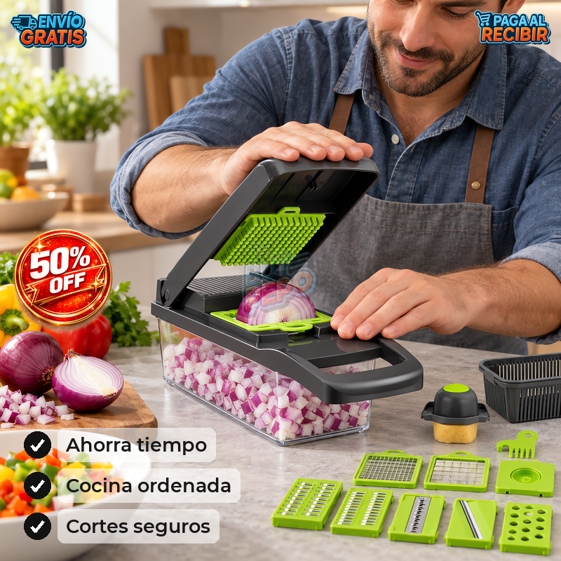 ChopMaster™ 🥕 - Cortador de verduras multifuncional 🔪