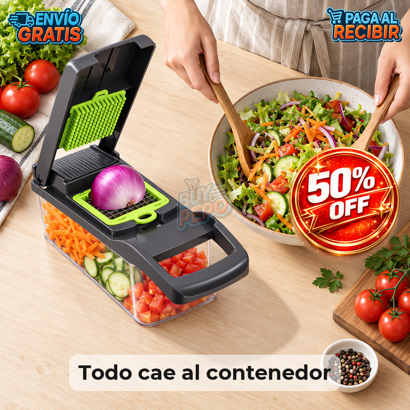ChopMaster™ 🥕 - Cortador de verduras multifuncional 🔪