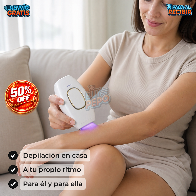 SilkPulse™ ✨ - Depiladora IPL 5 niveles 💡