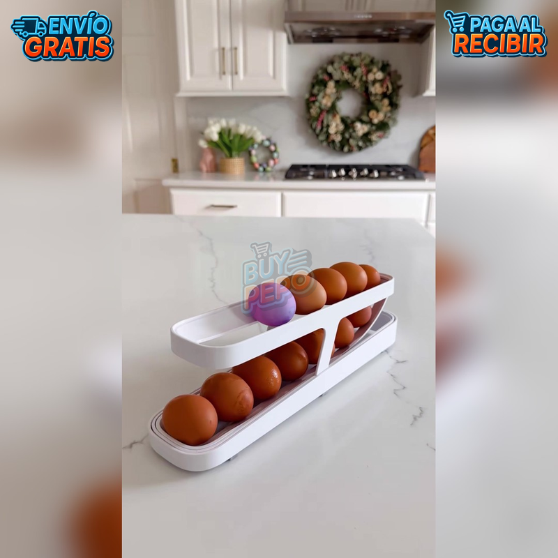 EggRoll™ 🥚 - Dispensador de huevos rodante 🔄