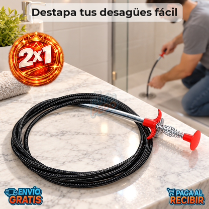 DrainGrab™ 🪝 - Destapador de garras flexible 🚿