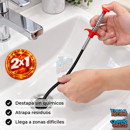 DrainGrab™ 🪝 - Destapador de garras flexible 🚿