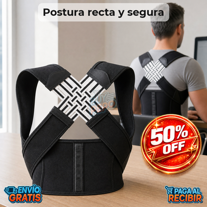 PostureFit™ 🧍 - Faja de postura ajustable ✨