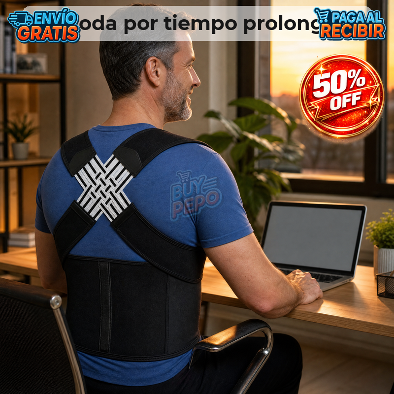 PostureFit™ 🧍 - Faja de postura ajustable ✨