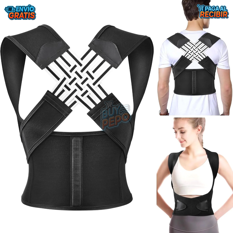 PostureFit™ 🧍 - Faja de postura ajustable ✨