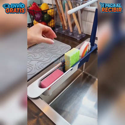 SinkMate™ 🧽 - Organizador de grifo multifuncional ✨