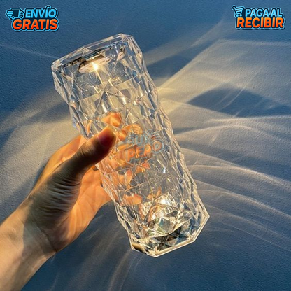 CrystalGlow™ 💎 - Lámpara cristal 16 colores 🌈