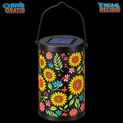 SunBloom™ 🌻 - Lámpara solar floral colgante ☀️